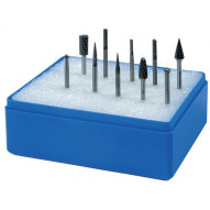 Juego De Fresas Rotativas Mini DiÁm. VÁstago 3 Mm 10 Uds. Me