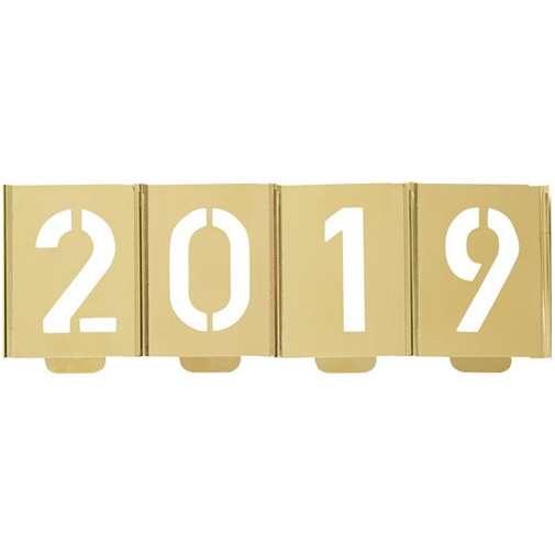 Jgo. De Plantillas De Marcado P. Pintar 327 NÚmeros 0-9 Altu