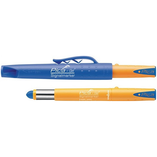 Marcador Permanente Pica-gel Azul Resistente Al Agua Pica
