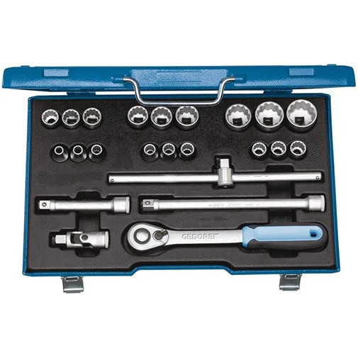 Juego De Llaves De Vaso D19 Emu-20 23 Uds. 1/2 Pulg. Anchos