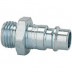 Racor Acero Niquel. Conector Macho Dn 7,2-7,8 Rosca Exterior