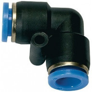 Conector Acodado Serie Azul 8 Mm L1 22,4 Mm Riegler