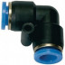 Conector Acodado Serie Azul 8 Mm L1 22,4 Mm Riegler