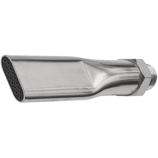 Boquilla Plana Rosca Exterior LatÓn Niquelado Longitud 100 M