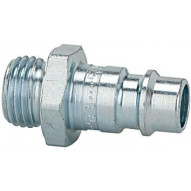 Racor Acero Niquel. Conector Macho Dn 7,2-7,8 Rosca Exterior