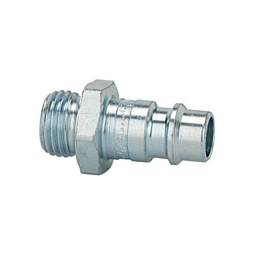 Racor Acero Niquel. Conector Macho Dn 7,2-7,8 Rosca Exterior