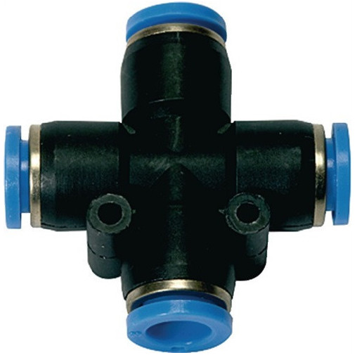 Conector En Cruz Serie Azul 8 Mm L1 22,8 Mm Riegler