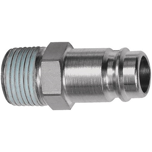 Racor Acero Endur./niq. Conector Macho Dn 10 Rosca Exterior