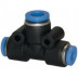 Conector En T Serie Azul 2 X 6 / 1 X 4 Mm L1 19,0 Mm Riegler