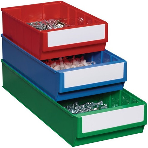 Gaveta Apilable L 300 X An 183 X Al 81 Mm Rojo Polipropileno