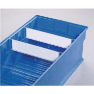 Etiqueta Blanco Para Gavetas Apilables An 235 Mm 100 Uds./bo