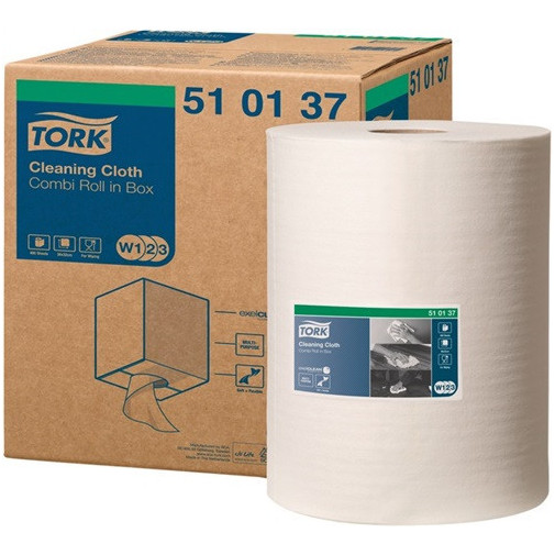 Trapo De Limpieza Tork 510137 L 380 X An 320 Aprox. Mm Blanc