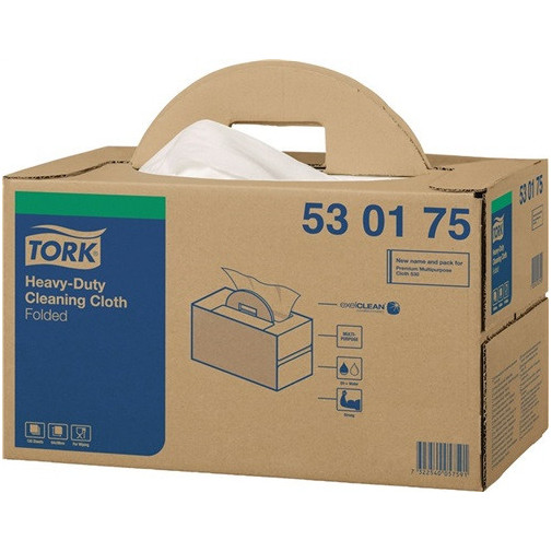 Trapo De Limpieza Tork L 640 X An 355 Aprox. Mm Blanco 1 Cap