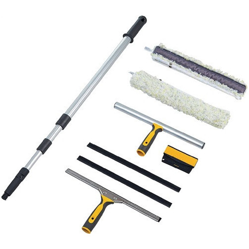 Kit De Limpieza Para Ventanas 8 Uds. Ancho 350 Mm Con Mango
