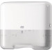 Tork 553100 Dispensador mini de toallas de mano plegadas en C y ZZ Elevation Tork, compatible con el sistema H3, blanco