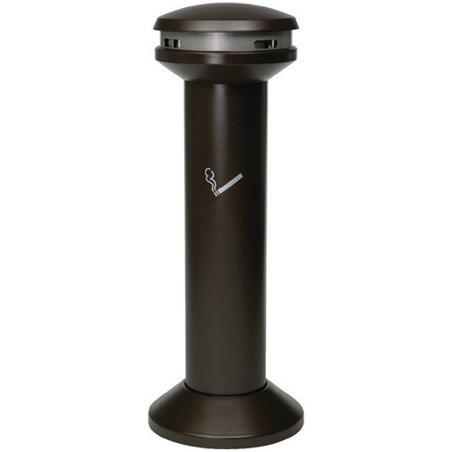 Cenicero De Pie D 394 X Al 1054 Mm Negro Chapa De Acero Rubb