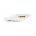 Quid Gastro Fuente Forma Pez Porcelana 32.5x15.5x2.5cm