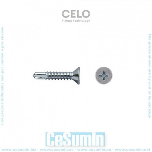 Tornillo Broca Ave Din7504p Zn 3,5x25 Mm