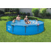 Bestway 56416 – Steel Pro Max – Piscina exterior redonda, 366 x 76 cm, bomba de filtrado incluida
