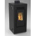 Estufa Pellet Keops 10 Negra 10 Kw