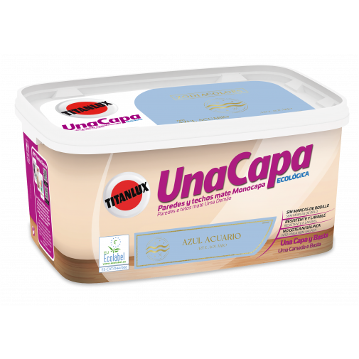 Pintura Plast 1 Capa Azul Acuar 4 L 2