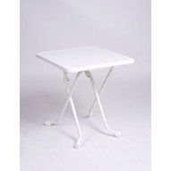 Mesa Jard 70x70cm Alco Acero Plastico Bl R22b