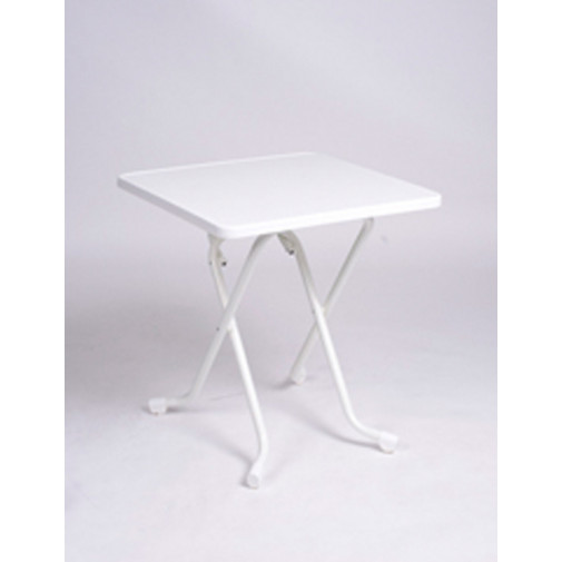 Mesa Jard 70x70cm Alco Acero Plastico Bl R22b