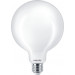 Philips - Bombilla LED Cristal, 120W, E27, Globo G120, Mate, Luz Blanca Cálida, No Regulable