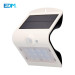 EDM APLIQUE SOLAR 3,5W 430lm RECARGABLE SENSOR PRESENCIA (2-8m) COLOR BLANCO 10,5x13cm