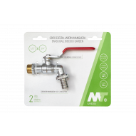 Grifo Esfera Jardin Racor Cierre Seguridad 1/2-3/4'