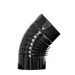 Codo Tubo Estufa 110mm Rizado 45º Acero Esmaltable Ne Exoleñ