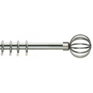 Barra Metal Ext Kit Nevada Niquel 125-245 Cm