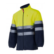 Chaqueta Trabajo Xl Al.vis. 100%poliester Forro Polar Amaril