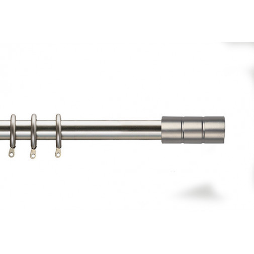 Barra Metal Ext Kit Kansas Niquel 125-245 Cm 2