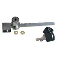 Cerradura Vitrina Cm8 120mm Corredera Ll.igual Zamak Micel M