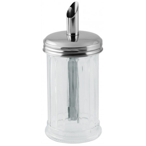 Azucarero Coc Con Dosificador 350ml Cristal/inox 46894 Facke