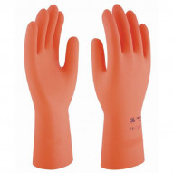 Guante Latex Industrial Naranja T.8