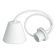 Colgante Lampara Max 60w 1m Blanco