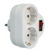 Adaptador 2t C/interruptior 16a