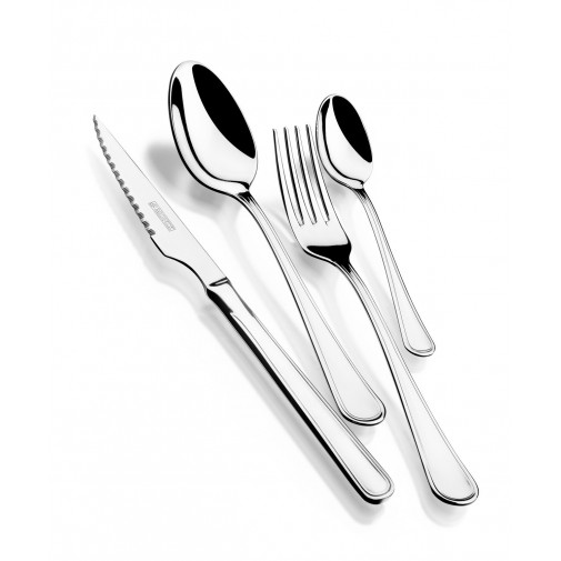 Cuchillo Mesa Chuletero Acero 18/10 Manila Monix 2 Pz