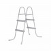 Bestway Escalera para piscina Flowclear, 84 cm, color gris