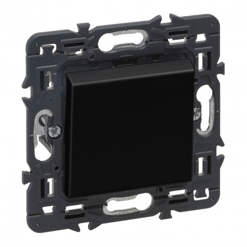 Conmutador Elec 9x9x3,8cm Emp Simp Abs Dark Valena Next Legr