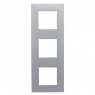 Marco Elec 10x30x1,9cm Emp 3 Elementos Abs Alum Valena Next