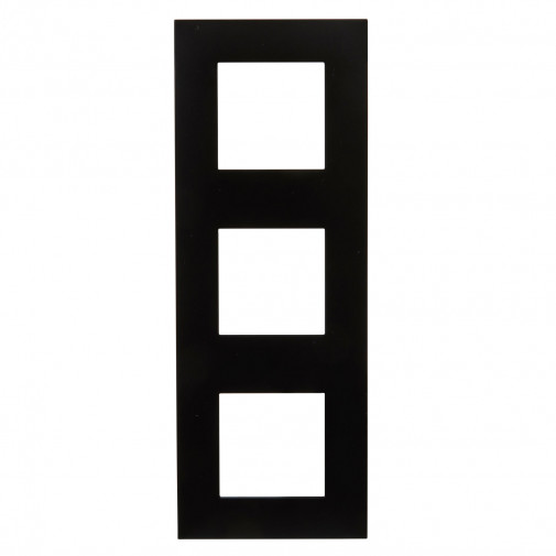 Marco Elec 10x30x1,9cm Emp 3 Elementos Abs Dark Valena Next