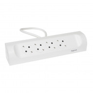 Base Multiple Elec Angulo Corner Revolution Legrand Bl 4x2p+