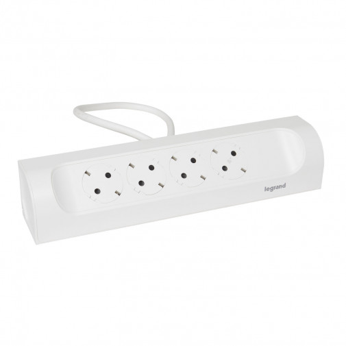 Base Multiple Elec Angulo Corner Revolution Legrand Bl 4x2p+