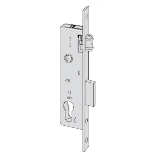 Cerradura Met.emb. New Fori E-30mm Rod/pal C/cilind. Acero I