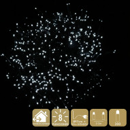 Luz Nav. 1197cm 8 Func. Led 300 Luces Blanca Juinsa