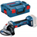 Bosch Professional 18V System GWS 18V-7 - Amoladora angular a batería (Brushless, Ø 125 mm, 11000 rpm, sin batería, en L-BOXX)