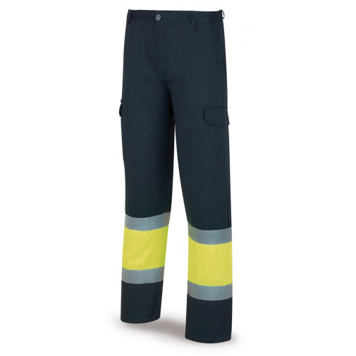 Pantalon A.visibilidad Amarillo Azul 50